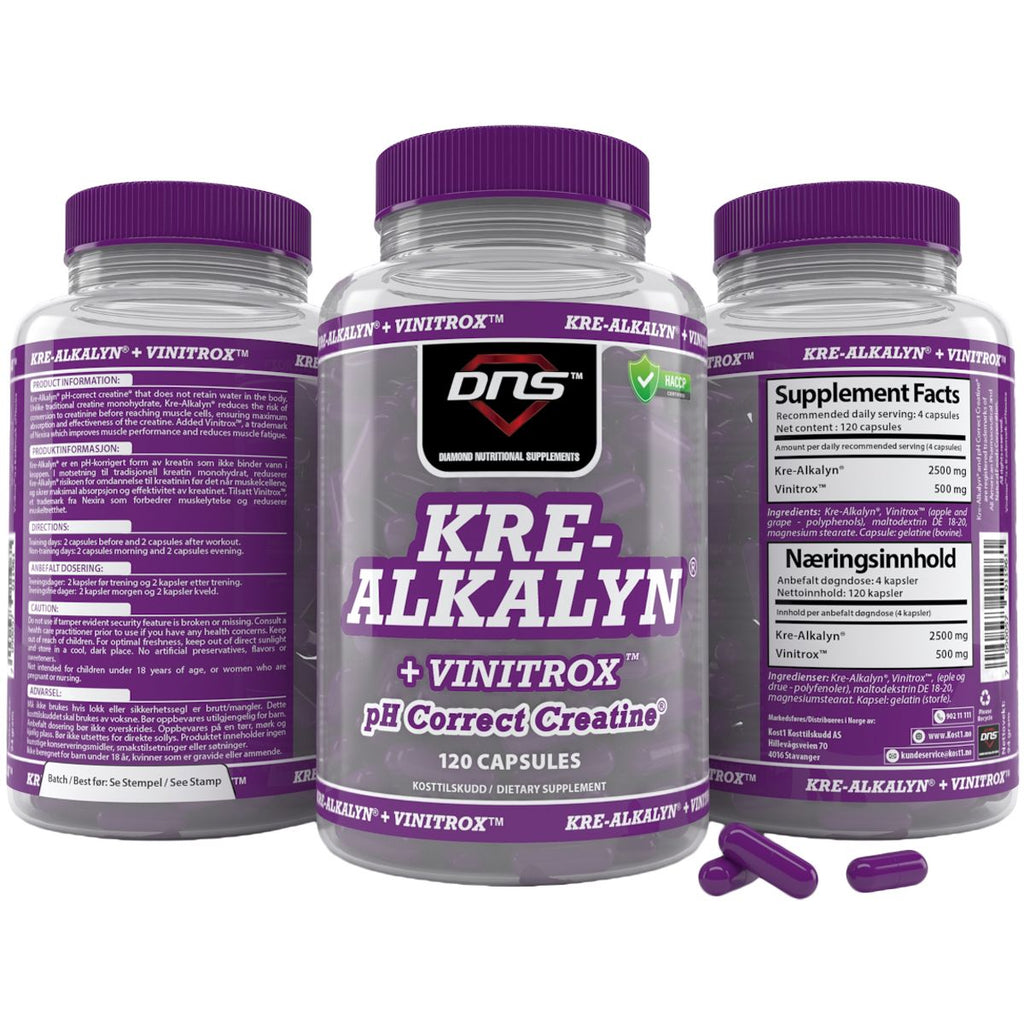 DNS Kre-Alkalyn® Vinitrox™ 120 kapsler-Highwhey.no