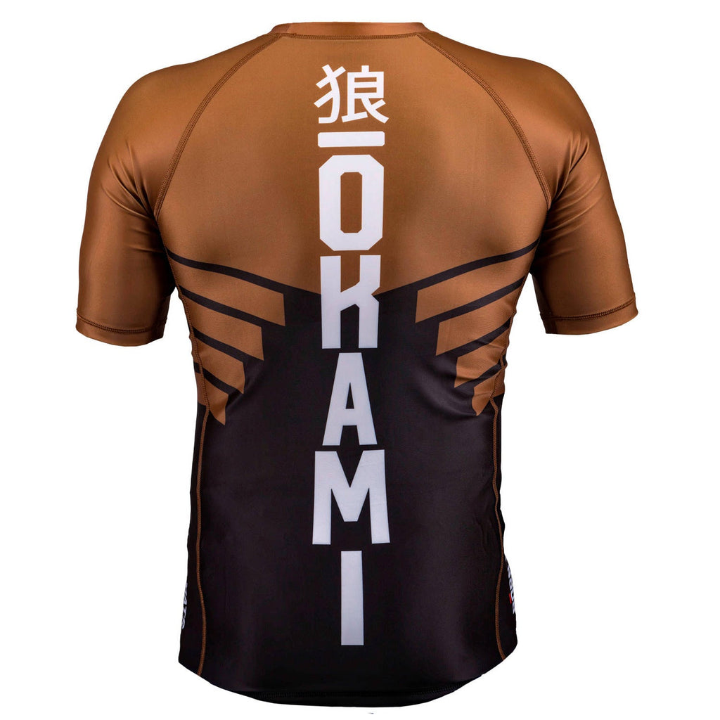 Okami Ranked Competition Team Rashguard Brun-Highwhey.no