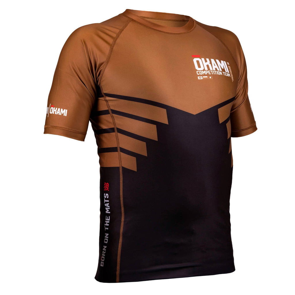 Okami Ranked Competition Team Rashguard Brun-Highwhey.no